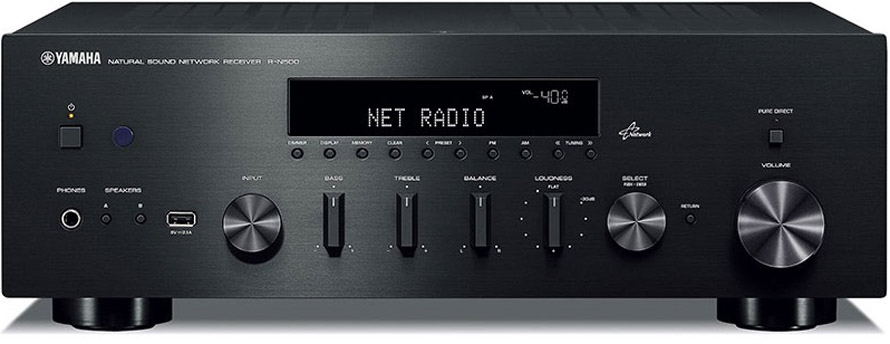 AULCMEET Telecomando Sostitutivo Per Yamaha R-N500 RN500 - RAS9 ZH44540, Telecomando Di Ricambio Per Ricevitore Audio Network, Facile Da Usare