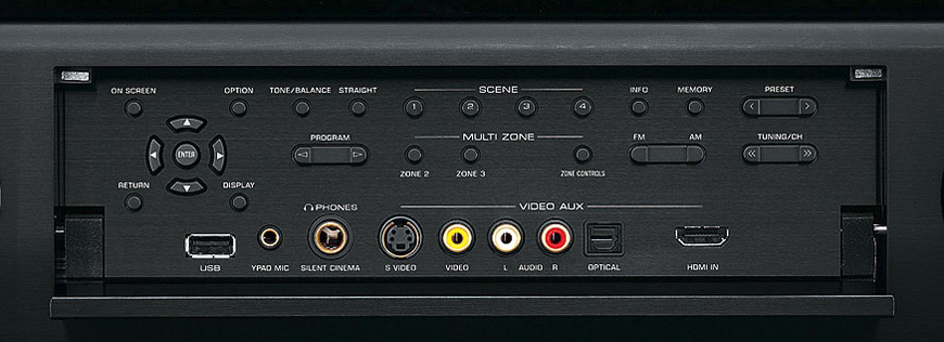 Yamaha RX-V2067 Panel Oculto